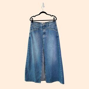We The Free Come As You Are Denim Maxi Skirt